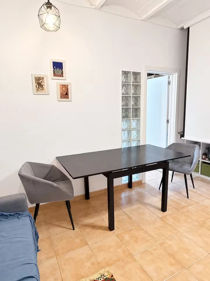 Dining table ready for a shared meal