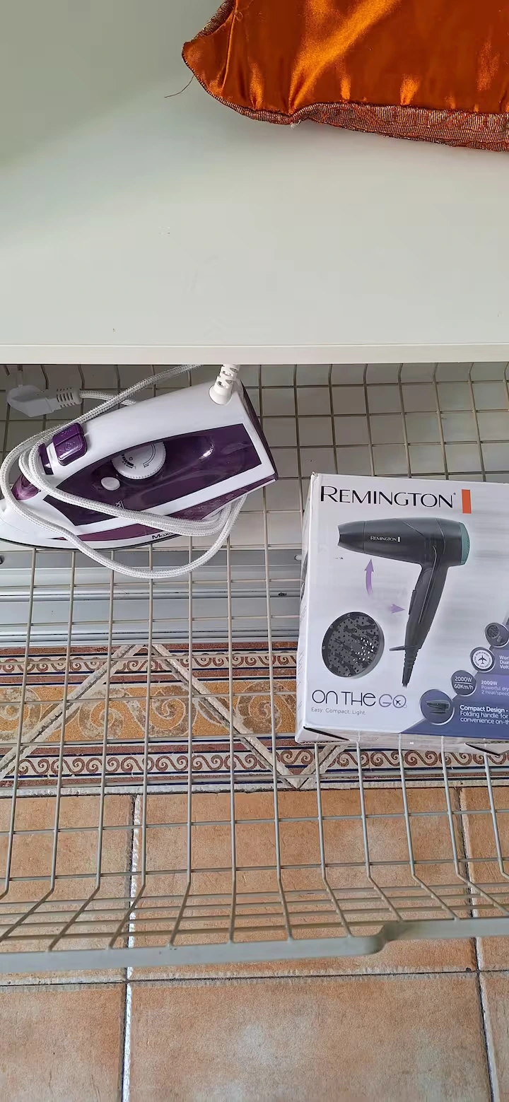 Iron and hairdryer for your stay