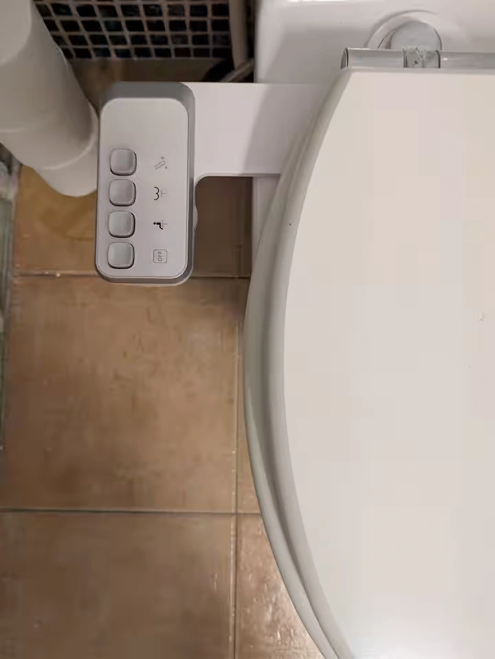 Bathroom bidet controls