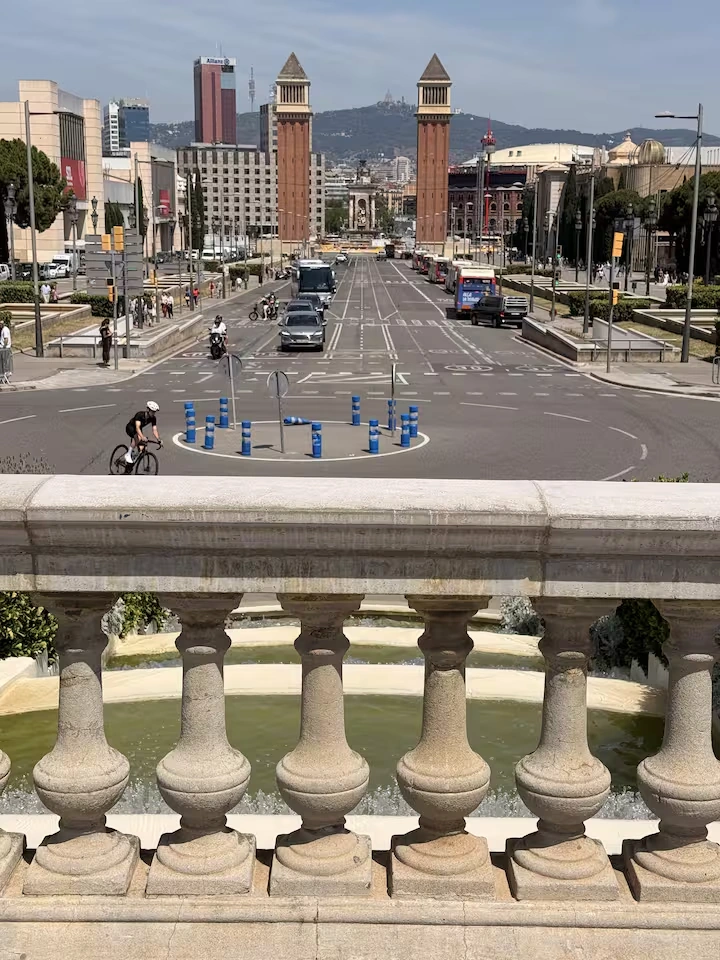 Nearby Plaça d’Espanya